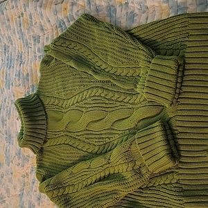 Lands End Chunky Turtleneck Sweater